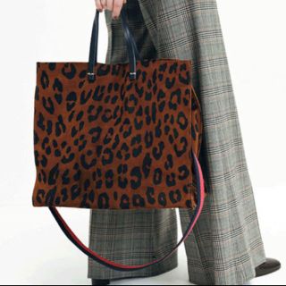 アパルトモンドゥーズィエムクラス(L'Appartement DEUXIEME CLASSE)の⭐︎アパルトモン⭐︎レオパードBag_Clare Vivier＆ベルト(トートバッグ)