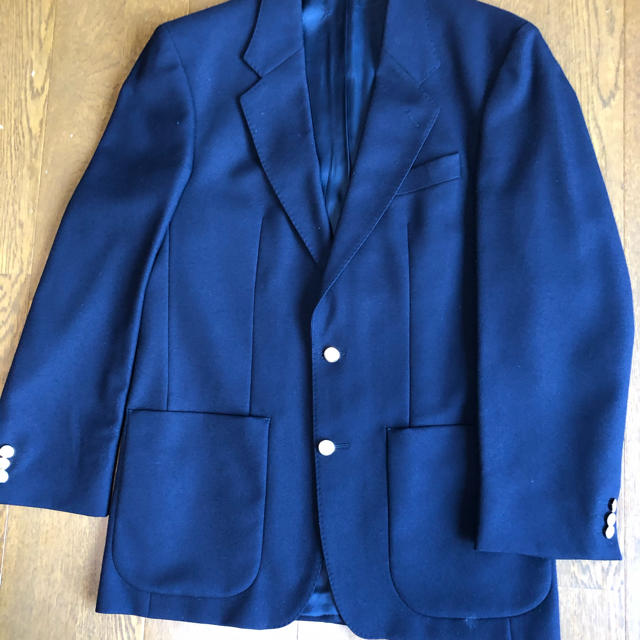 英国製　バーバリー　テーラードジャケット　紺色