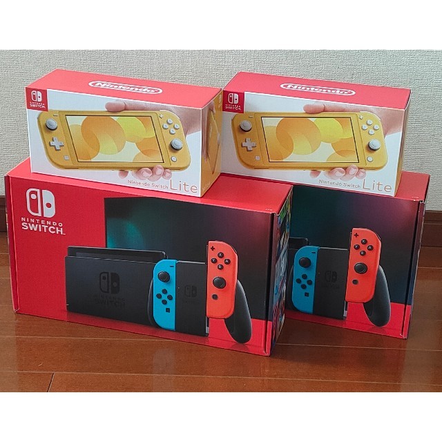 新品 新型 2台 ニンテンドー スイッチ ネオン