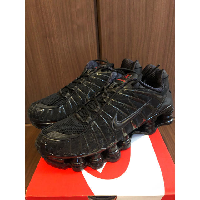 27.0 NIKE SHOX TL ショックス ブラックスニーカー - スニーカー