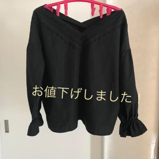 クレット(clette)の美品✨レーストップス(カットソー(長袖/七分))