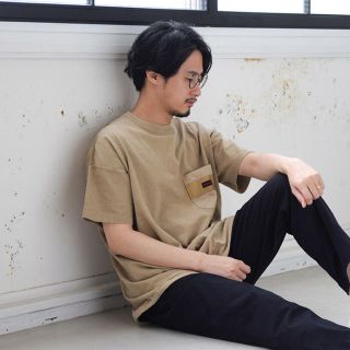 レミレリーフ(REMI RELIEF)のREMI RELIEF ／ BRIEFING ポケット切替 S/S(Tシャツ/カットソー(半袖/袖なし))