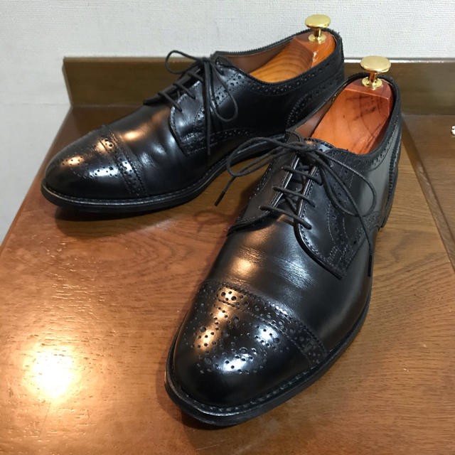 Allen Edmonds(アレンエドモンズ)のあさり様専用【Allen Edmonds】sanford セミブローグ  メンズの靴/シューズ(ドレス/ビジネス)の商品写真