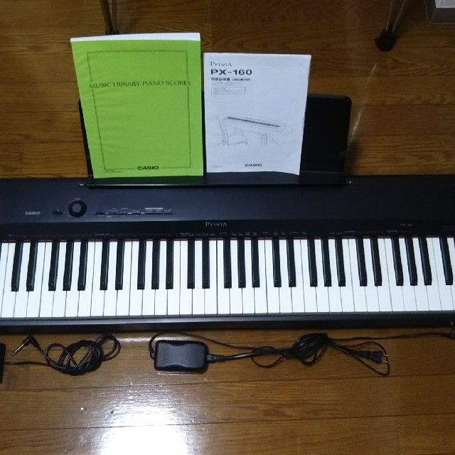 CASIO - 【手渡し5,000円】CASIO 88鍵 電子ピアノ(簡易ペダル付)【一部