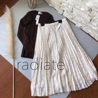 スコットクラブ(SCOT CLUB)の新品1.5万★ radiate 上質日本製 ペイズリー柄プリーツスカート(ロングスカート)