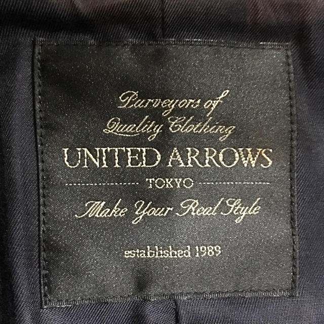 UNITED ARROWS(ユナイテッドアローズ)のユナイテッドアローズ シングルPコート  XSサイズ メンズのジャケット/アウター(ピーコート)の商品写真