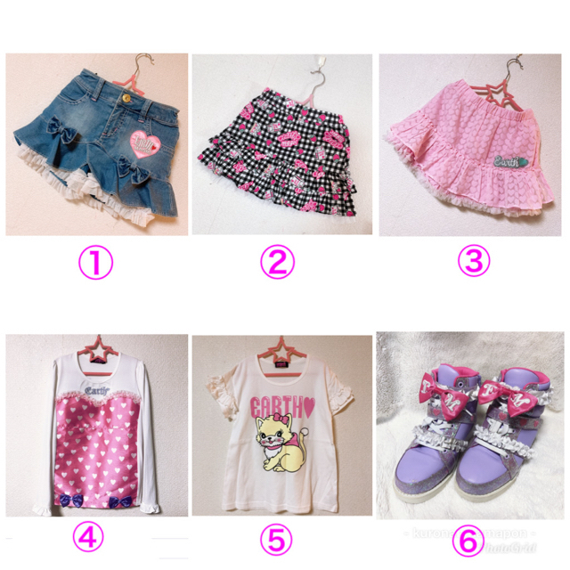 《専用出品》EM 140 130 春夏物セット　美品あり キッズ/ベビー/マタニティのキッズ服女の子用(90cm~)(Tシャツ/カットソー)の商品写真