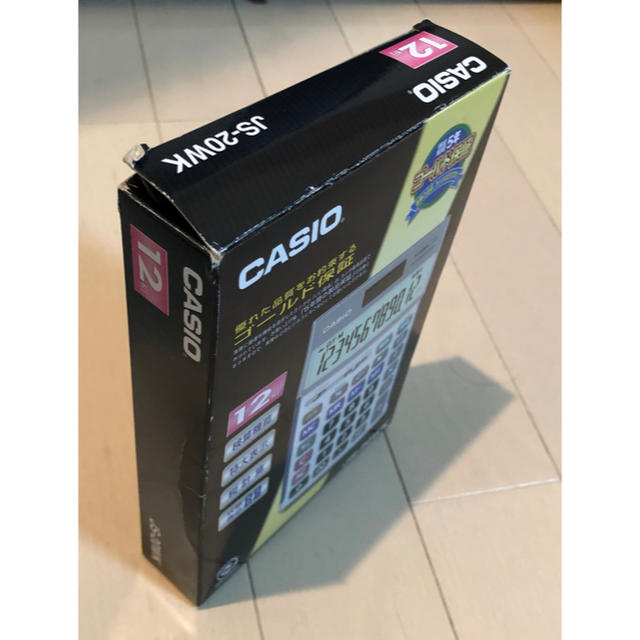 CASIO(カシオ)のCASIO 電卓 12桁 JS-20WK インテリア/住まい/日用品のオフィス用品(オフィス用品一般)の商品写真