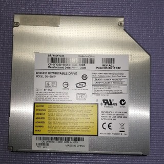 フィリップス(PHILIPS)のノートPC用 DVDRW CD『DS-8W1P』美品(PCパーツ)