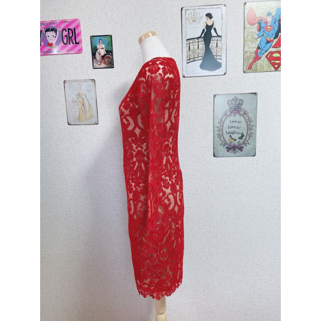 極美品 4 Tadashi Shoji タダシショージ レッド 2