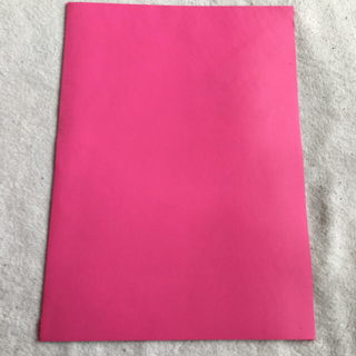 【専用】クロムなめし　ピンクとパープルA４サイズ(生地/糸)