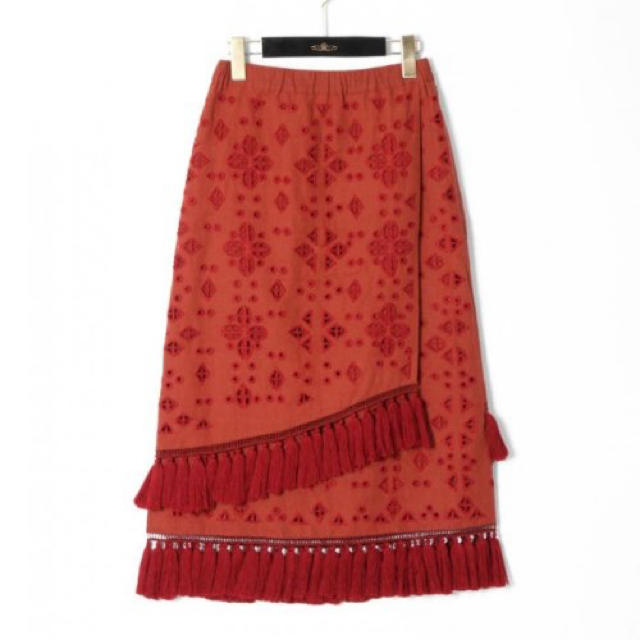 GRACE CONTINENTAL(グレースコンチネンタル)の新品 定価41800円 グレースコンチネンタル オリエンタルな雰囲気のスカート レディースのスカート(その他)の商品写真