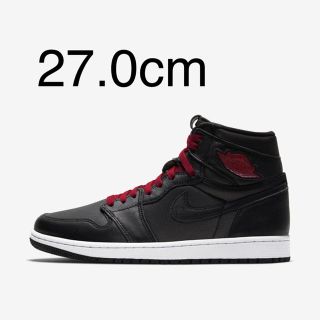 ナイキ(NIKE)のAir Jordan 1 Retro High OG Black Gym Red(スニーカー)