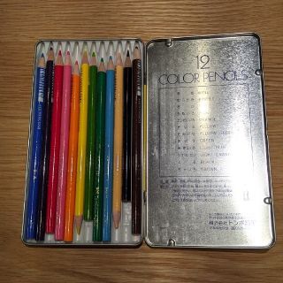 STAEDTLER11色&トンボ12色　保育士試験造形　色鉛筆　文房具(色鉛筆)