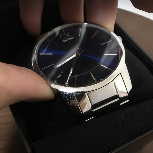 Calvin Klein(カルバンクライン)のカルバンクライン 時計 青 メンズの時計(腕時計(アナログ))の商品写真
