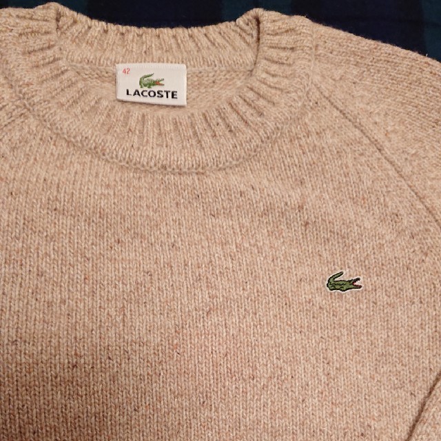 LACOSTE(ラコステ)のLACOSTEべ－ジュセ－タ－Ｌサイズ レディースのトップス(ニット/セーター)の商品写真