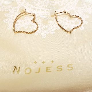 ノジェス NOJESS +N ピアス ハート 10金 ゴールド fkip.unmul.ac.id