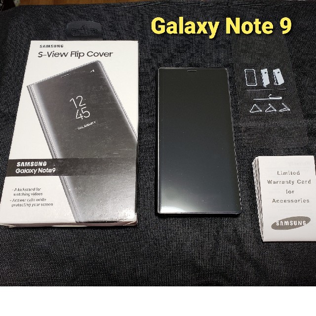 Galaxy(ギャラクシー)の純正 Galaxy Note9 S-VIEW Flip Cover スマホ/家電/カメラのスマホアクセサリー(Androidケース)の商品写真