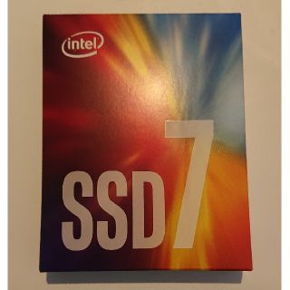 新品 未開封 intel SSD インテル ssd7 256GB 未使用(PCパーツ)