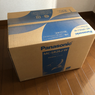 パナソニック(Panasonic)の【パリ54 プロフ見て戴けると嬉しいです♪様専用】MC-SR26J-W新品(掃除機)