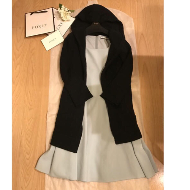 フォクシー♡ロングカーディガン♡ブラック♡パーカー♡ルネ 38 40