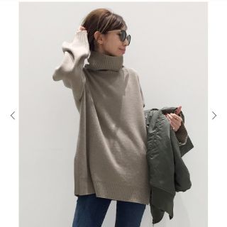 アパルトモンドゥーズィエムクラス(L'Appartement DEUXIEME CLASSE)のL'Appartement
Middle gauge T/N KNIT/ベージュ(ニット/セーター)