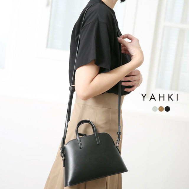 ♡未使用品♡YAHKI  2way ショルダーバッグ　グレージュ　YH-429