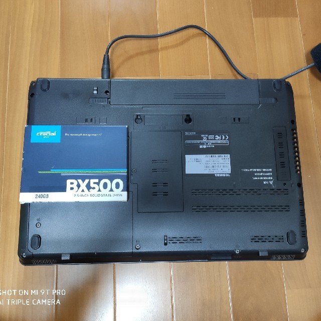 美品TOSHIBAノートPC windows10 satelliteB452/F