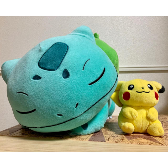 ポケモン - ポケモンぬいぐるみ BIGサイズ すやすやフシギダネの ポケモン - ポケモンぬいぐるみ BIGサイズ すやすやフシギダネの