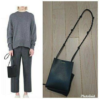 ジルサンダー(JIL SANDER)のJIL SANDER タングルバッグ ブラック(ショルダーバッグ)
