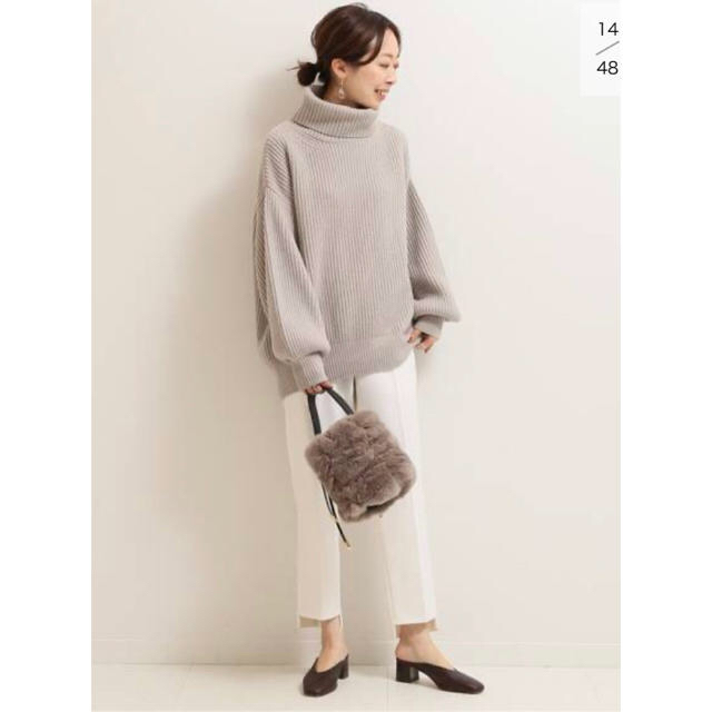 NOBLE 新品　ステップヘムパンツ 1