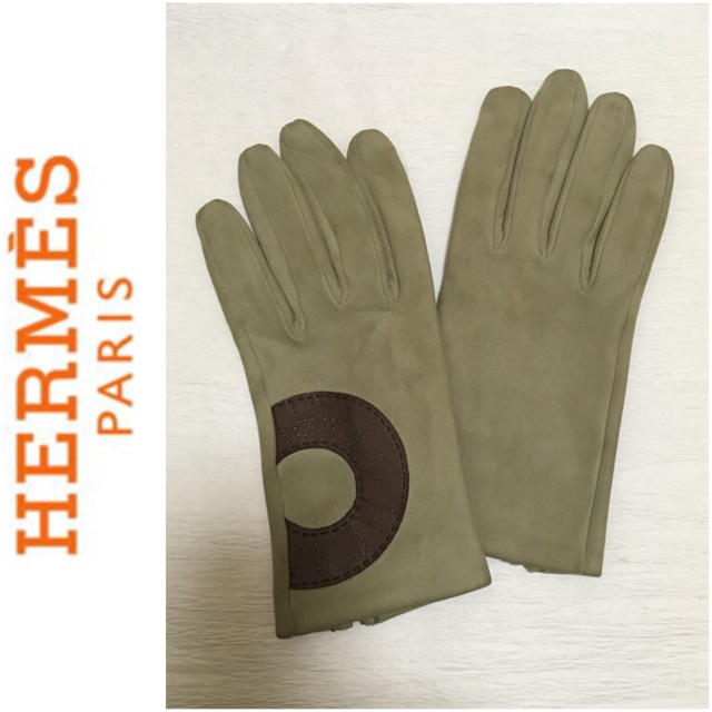 HERMES レザーグローブ 手袋