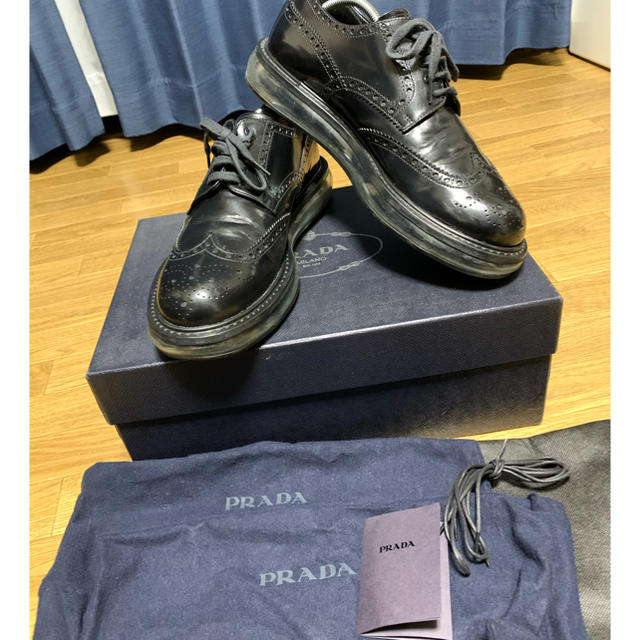 PRADA エアソール ダービーシューズ-