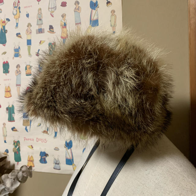 ファー帽子　ふるぎ レディースの帽子(ニット帽/ビーニー)の商品写真
