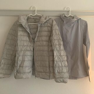 ユニクロ(UNIQLO)のユニクロ　ブロックテックパーカー　ウルトラライトダウン　セット(パーカー)