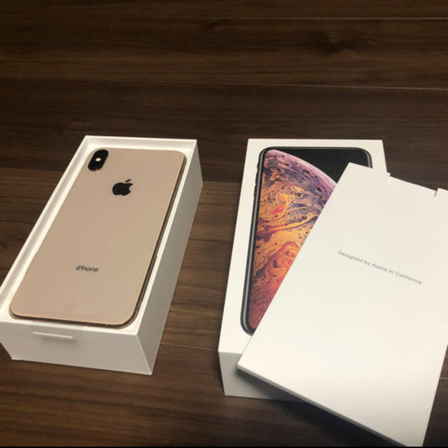 IPHONE XS MAX 256gb ゴールド simフリー 新品未使用