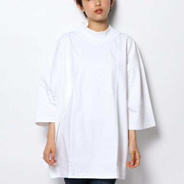 BEAMS BOY(ビームスボーイ)のCAMBERモックネックカスタムT-SH レディースのトップス(Tシャツ(半袖/袖なし))の商品写真