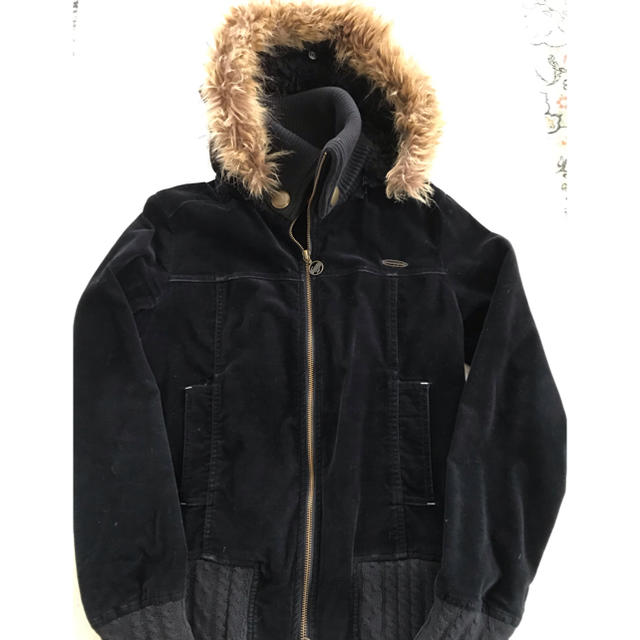 tommy girl(トミーガール)のトミーガールのファー付きスエード調コート  レディースのジャケット/アウター(毛皮/ファーコート)の商品写真