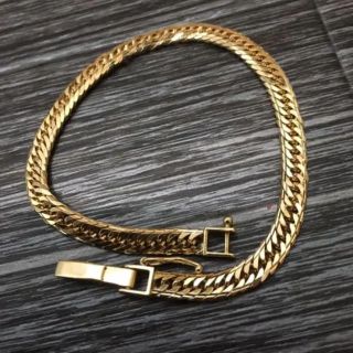 18金ブレスレット18k喜平16面トリプル10g18㎝ 大人気(ブレスレット)