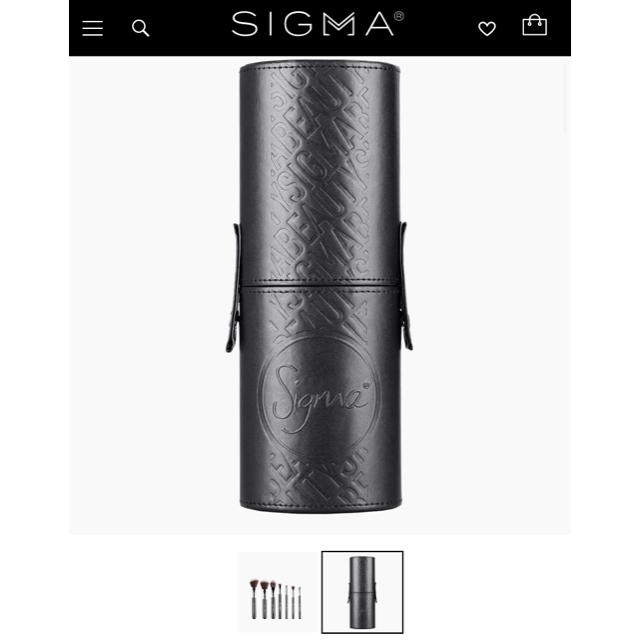 SIGMA(シグマ)のsigma シグマ　ブラシ7本セット　ケース付き トラベルサイズ コスメ/美容のメイク道具/ケアグッズ(ブラシ・チップ)の商品写真