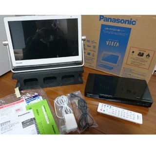 パナソニック(Panasonic)の防水 プライベートVIERA 15V型 BD/HDDレコ付 UN-15TD7-W(テレビ)