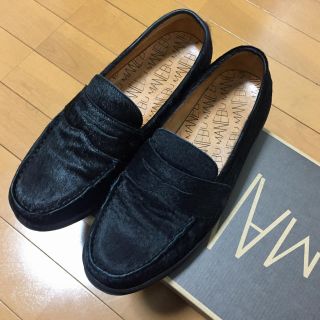 アーバンリサーチドアーズ(URBAN RESEARCH DOORS)のDOORS別注 MANEBU VOVO ハラコ 41(スリッポン/モカシン)