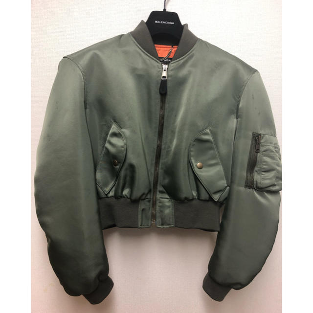 balenciaga 17ss boxy bomber ジャケット ma-1 - ブルゾン