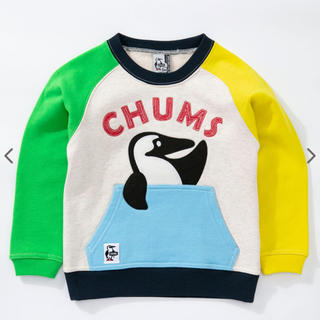 チャムス(CHUMS)の新品タグ付CHUMSキッズポケットブービークルートップ(Tシャツ/カットソー)