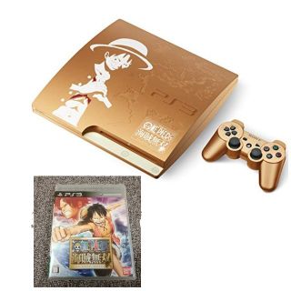 プレイステーション3(PlayStation3)の【お値下】PlayStation 3 ワンピース GOLD EDITION(家庭用ゲーム機本体)