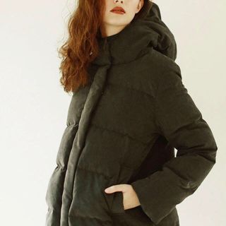 trunc88  Pleasant Down Jacket チャコール(ダウンジャケット)