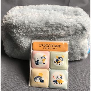 ロクシタン(L'OCCITANE)のロクシタン　シアーポーチ・マグネットセット(ノベルティグッズ)