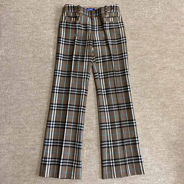 BURBERRY BLUE LABEL(バーバリーブルーレーベル)のバーバリーブルーレーベルチェックパンツ レディースのパンツ(カジュアルパンツ)の商品写真