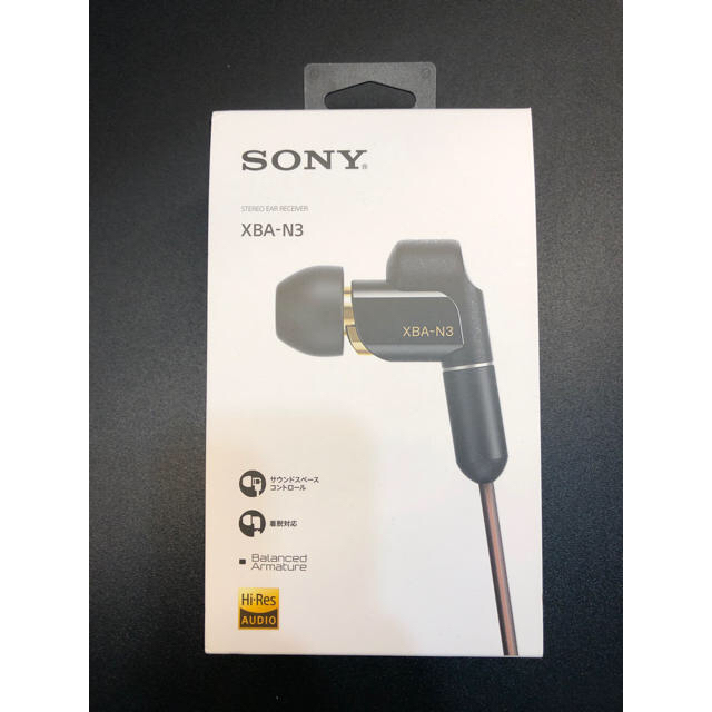 SONY XBA-N3 とコンプライのイヤーピース2ペア