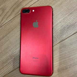 アップル(Apple)のiPhone 7Plus 256GB RED(スマートフォン本体)